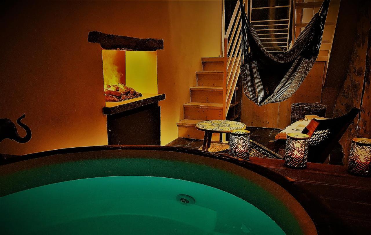 Au Vingtain - Appartement & Spa Atypique Brindas Bagian luar foto